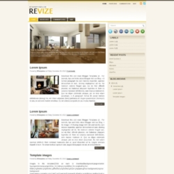 Revize Blogger Template