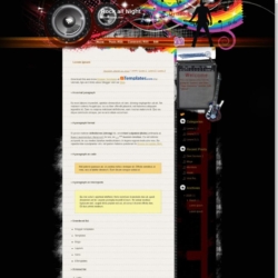 Rock all Night Blogger Template