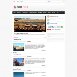 Rollinex Blogger Template