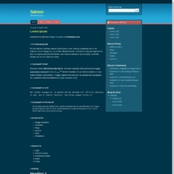 Salmon Blogger Template