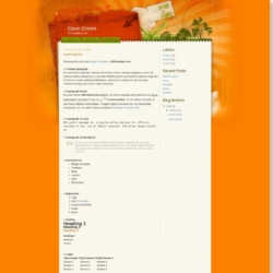 Save Green Blogger Template