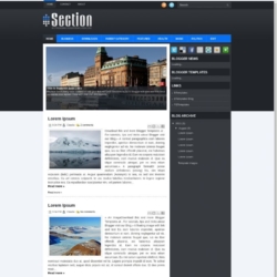 Section Blogger Template