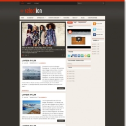 Selection Blogger Template