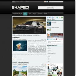 Shaped Blogger Template