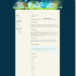 Silky Blogger Template