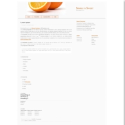 Simple n Sweet Blogger Template