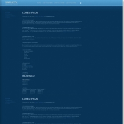 Simplicity v2 Blogger Template
