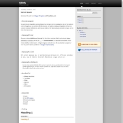 Slidely Blogger Template