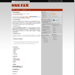 Snejan Blogger Template