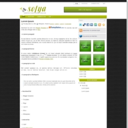 Sofya Blogger Template