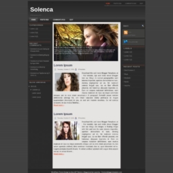 Solenca Blogger Template