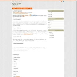 Soley Blogger Template