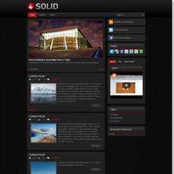 Solid Blogger Template