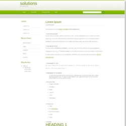 Solutions Blogger Template