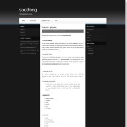 Soothing Blogger Template