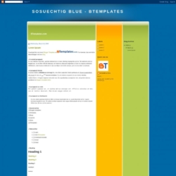 SoSuechtig Blue Blogger Template