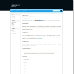 Splendid Blogger Template