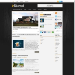 Staked Blogger Template