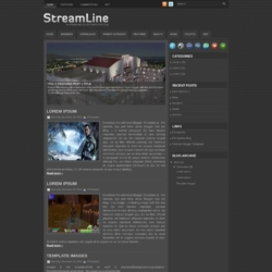 StreamLine Blogger Template