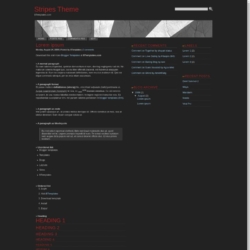 Stripes Theme Blogger Template