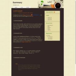 Summary Blogger Template