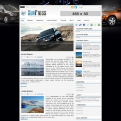 SuvPress Blogger Template