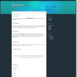 Sysyphus Blogger Template