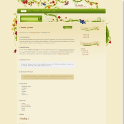 TA Jardin Blogger Template