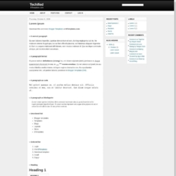 Techified Blogger Template