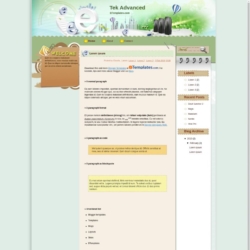 Tek Advanced Blogger Template