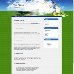The Game Blogger Template