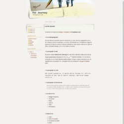 The Journey Blogger Template