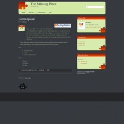 The Missing Piece Blogger Template
