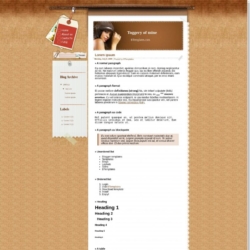 Toggery of mine Blogger Template