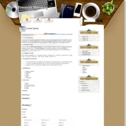 Towards Morning Blogger Template