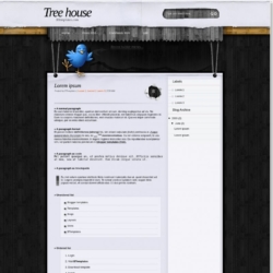 Tree house Blogger Template
