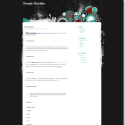 Trendy Marbles Blogger Template