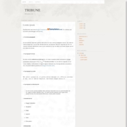 Tribune Blogger Template