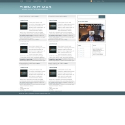 Turn Out Mag Blogger Template