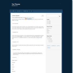 Tut Theme Blogger Template