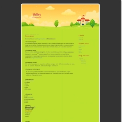 Valley Blogger Template
