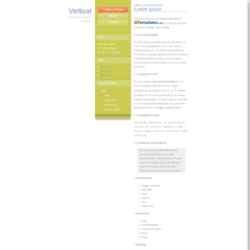 Vertical Blogger Template
