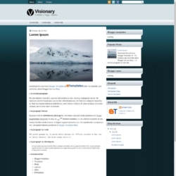 Visionary Blogger Template