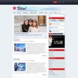 Vital Blogger Template