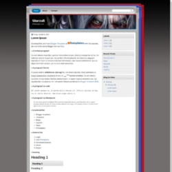 Warcraft Blogger Template