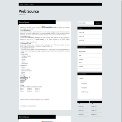 Web Source Blogger Template