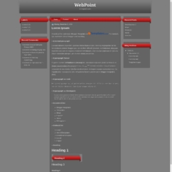 WebPoint Blogger Template
