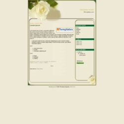 Wedding ivory Blogger Template