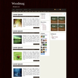 Woodmag Blogger Template