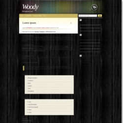Woody Blogger Template